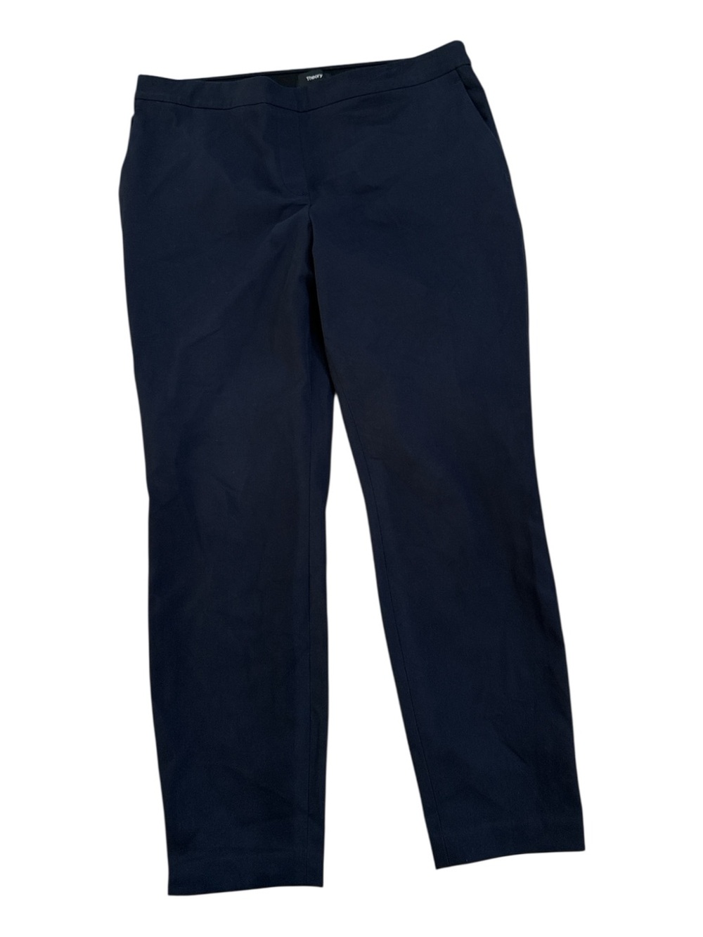Theory Thaniel Bi-Stretch Ankle Pants | Navy Blue | 10
